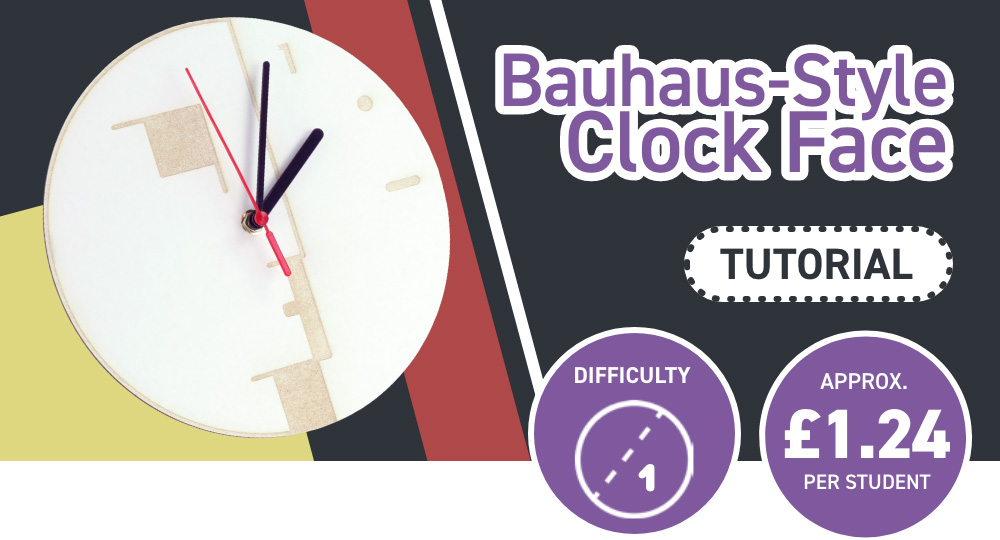 Bauhaus-Inspired Finnboard Clock