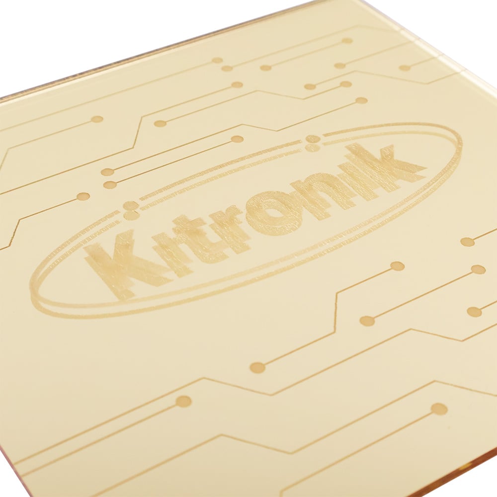 Gold Mirrored Value Acrylic Sheet 3mm x 600mm x 400mmm - Image 2