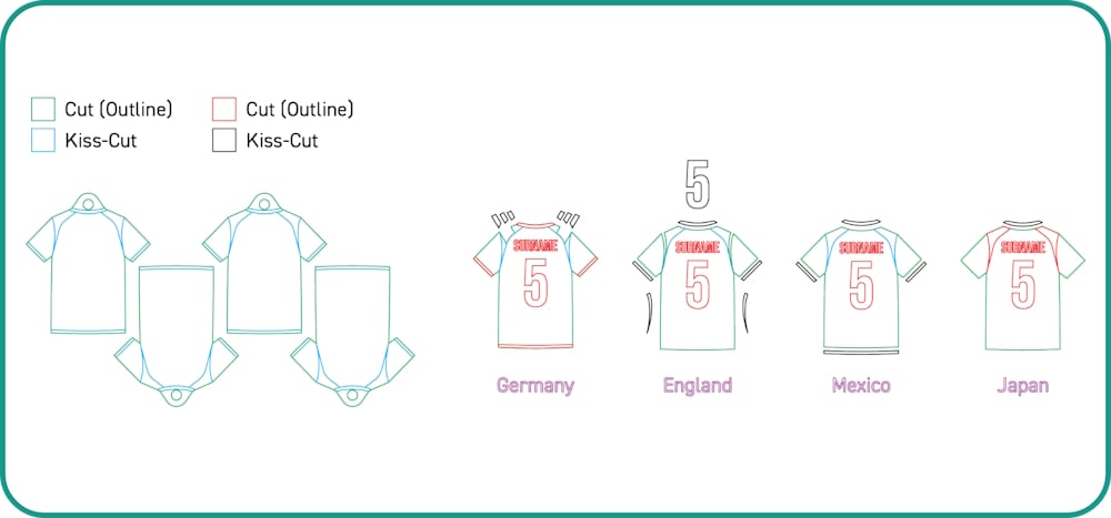 Design File Preview Football Shirt Keyring