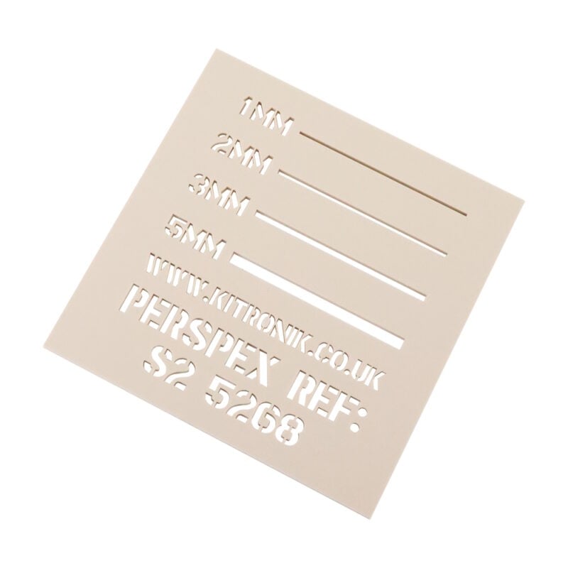 3mm Perspex Naturals sheets beige