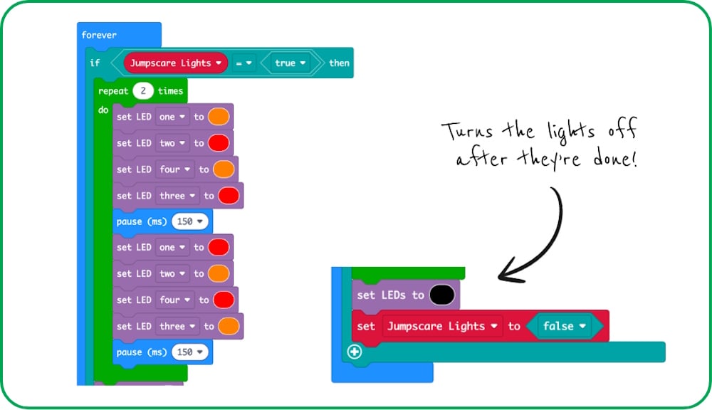 step 4d spooky lesson halloween coding mai z mousebot